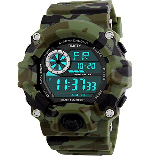 Product Cover Timsty Sports Watch Waterproof Outdoor Watches for Boys and Men