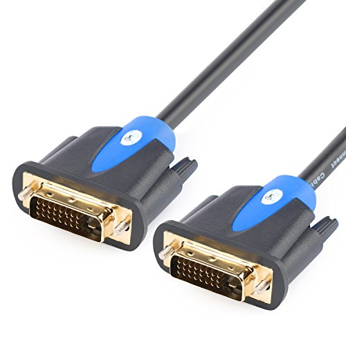 Product Cover DVI Cable 10Feet,SHD DVI to DVI 24+1 Male to Male Dual Link DVI-D Monitor Cable for PC HDTV Porjector