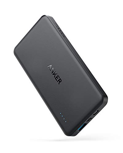 Product Cover Anker PowerCore II Slim 10000 Ultra Slim Power Bank, Upgraded PowerIQ 2.0 (up to 18W Output), Fast Charge for iPhone, Samsung Galaxy and More (Black)