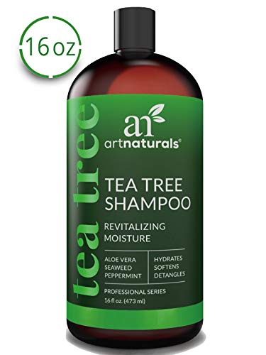 Product Cover ArtNaturals Tea Tree Shampoo - (16 Fl Oz / 473ml) - Sulfate Free - Made with 100% Pure Therapeutic Grade Tea Tree Essential Oil.