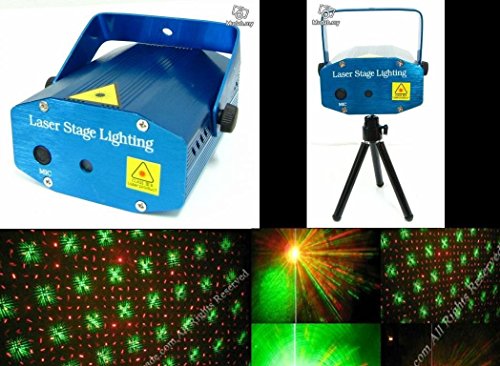Product Cover Shopee Mini Laser Projector Stage Lighting Sound Activated Laser Light For Party And Dj