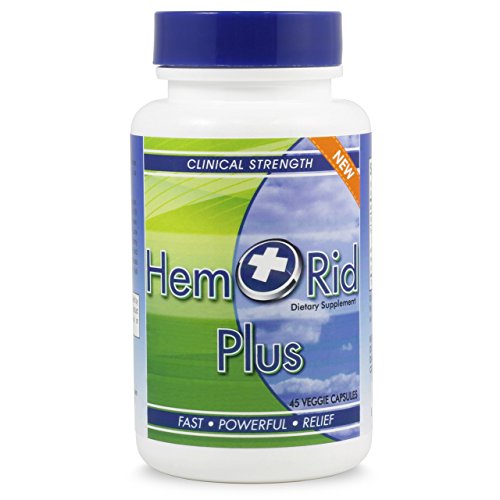 Product Cover HemRid Plus - Get Faster Hemorrhoid Relief. Works Great with The Following Types of Hemorrhoid Treatment: Hemorrhoid Cream, Hemorrhoid Wipes, Hemorrhoid Ointment, Hemorrhoid Suppositories and Cushion