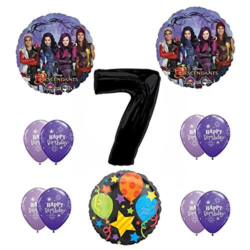 Product Cover Mayflower Products Disney The Descendants 7th Happy Birthday Party Supplies Balloon Decoration Kit