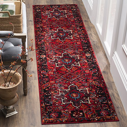 Product Cover Safavieh Vintage Hamadan Collection VTH211A Red and Multi Runner, 2'2