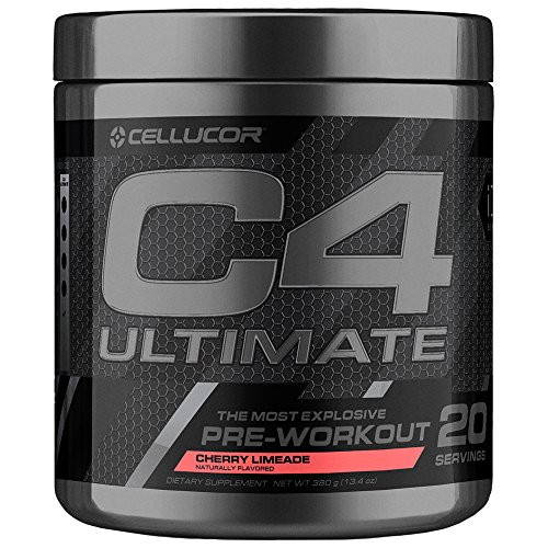 Product Cover C4 Ultimate Pre Workout Powder Cherry Limeade | Sugar Free Preworkout Energy Supplement for Men & Women | 300mg Caffeine + Beta Alanine + Creatine | 20 Servings