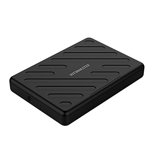 Product Cover Yottamaster IP54 Type C External Hard Drive Enclosure USB 3.1 Gen 1 for 9.5mm 7mm 2.5 Inch SATA HDD and SSD UASP Supported