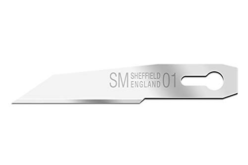 Product Cover 50 Each SM01 Swann Morton Industrial Craft Blades for Knife Handles SM00, SM0-R and SM0R-II (Model # SM01)