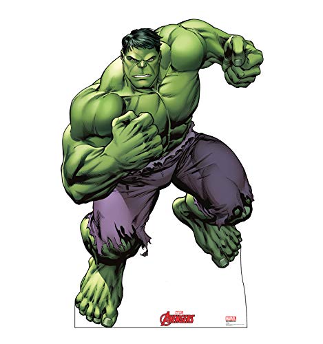 Product Cover Advanced Graphics Hulk Life Size Cardboard Cutout Standup - Marvel's Avengers Animated