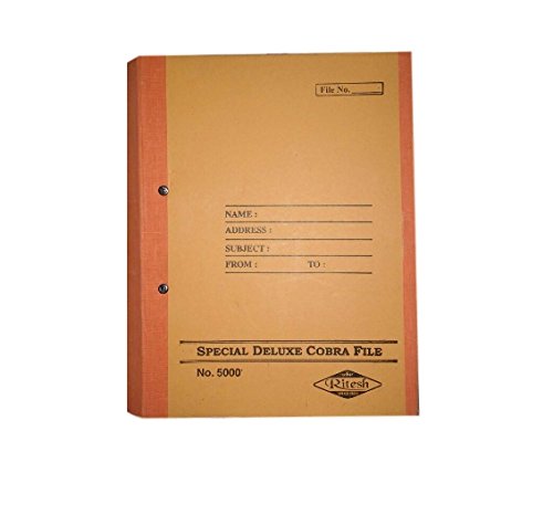 Product Cover Ritesh_Special Deluxe Cobra Spring File Post Binder - 35 cms x 25 cms x 4 cms (Pack of 8 pcs.)