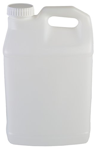 Product Cover Hudson Exchange 2.5 Gallon Hedpak Container with Cap, HDPE, Natural, 2 Pack