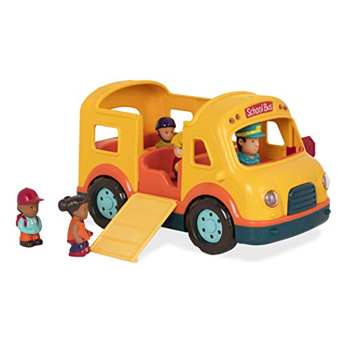 Product Cover Battat - Light & Sound School Bus - School Bus Toy Vehicle for Toddlers 18 Months + (6Pc)