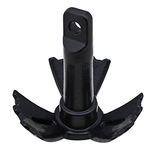 Product Cover Extreme Max Black 20 lb 3006.6693 BoatTector Vinyl-Coated River Anchor-20 lbs