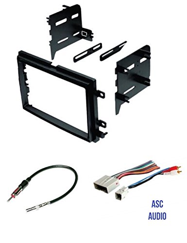 Product Cover ASC Audio Car Stereo Radio Install Dash Kit, Wire Harness, and Antenna Adapter to Install a Double Din Radio for some Ford Lincoln Mercury Vehicles - Compatible Vehicles Listed Below