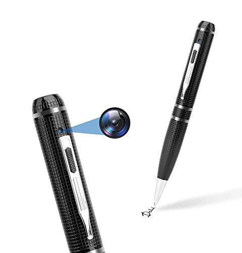 Product Cover Hidden Camera Pen 16GB,FUVISION Full HD 1080P Spy Pen Camera Camcorder with Photo Taking,2 Hours Battery Pen Camera,Portable Digital Recorder with 3 Ink Refills Pocket DVR for Business and Conference