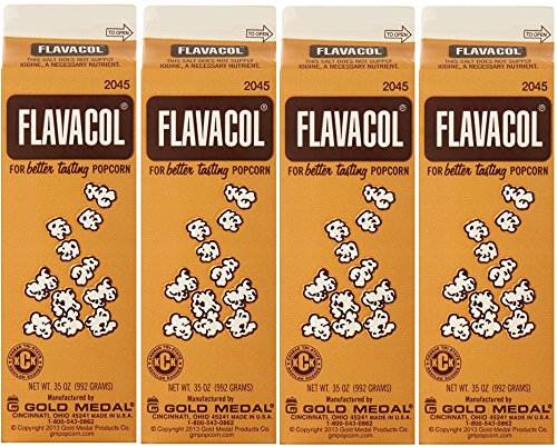 Product Cover Gold Medal Prod. 2045 Flavacol Seasoning XOaZvo Popcorn Salt 35oz., 4 Pack