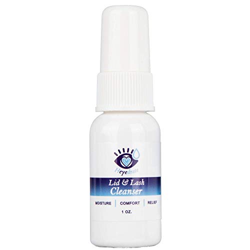 Product Cover Heyedrate Lid and Lash Cleanser for Eye Irritation and Eyelid Relief, Gentle Hypochlorous Acid Eyelid Cleansing Spray (1 Ounce)
