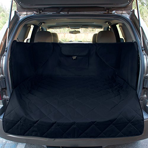 Product Cover FrontPet Extra Wide Quilted Dog Cargo Cover for SUV Universal Fit for Any Animal. Durable Liner Covers and Protects Your Vehicle, Extended Width, Black