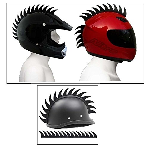 Product Cover Delhi Traderss Cuttable Helmet Mohawk Helmet Spikes Bike Helmet Spikes For-Yamaha Rx 100