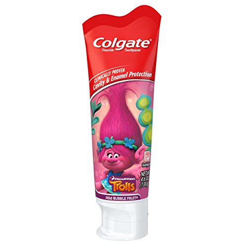 Product Cover Colgate Kids Toothpaste, Trolls, Bubble Fruit, 4.6 oz