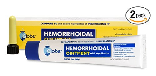 Product Cover (2 PACK) Hemorrhoidal Pain Relief Ointment Generic For Preparation H (2 OZ TUBE) Total 4 OZ!!!!!