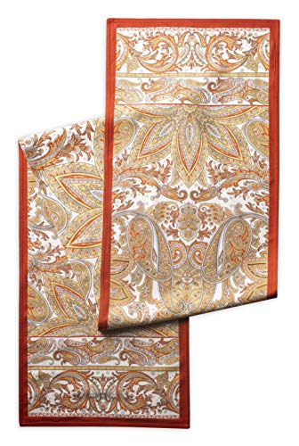 Product Cover Maison d' Hermine Kashmir Paisley 100% Cotton Table Runner 14.5 Inch by 72 Inch.