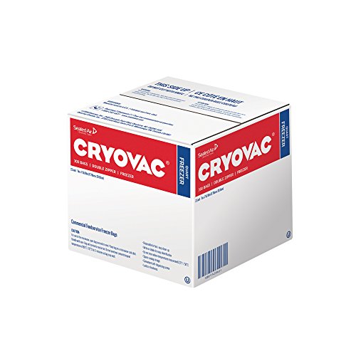 Product Cover CRYOVAC Resealable Double Zipper Quart Freezer Bags - Professional Pack (300 Count)