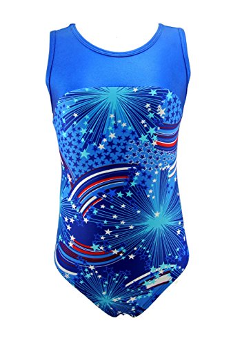 Product Cover MadSportsStuff Girls Gymnastics Leotard - kids, youth and teen sizes (multiple prints available)