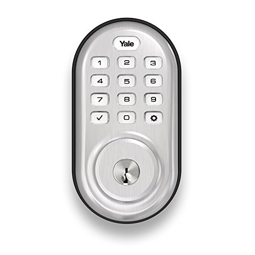 Product Cover Yale Assure Lock with Z-Wave - Smart  Keypad Deadbolt - Works with Ring Alarm, Samsung SmartThings, Wink, ADT and More - Satin Nickel