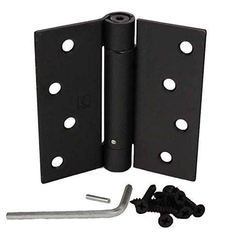 Product Cover (Pack of 2) Hager Oil-rubbed Bronze 4 X 4 Spring Door Hinges (Square Corner)