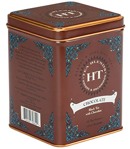Product Cover Harney & Sons Fine Tea Tin, Chocolate Flavor, 20 Tea Bags