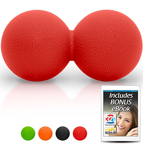 Product Cover 321 STRONG Double Lacrosse Ball Style Massage Balls - Red