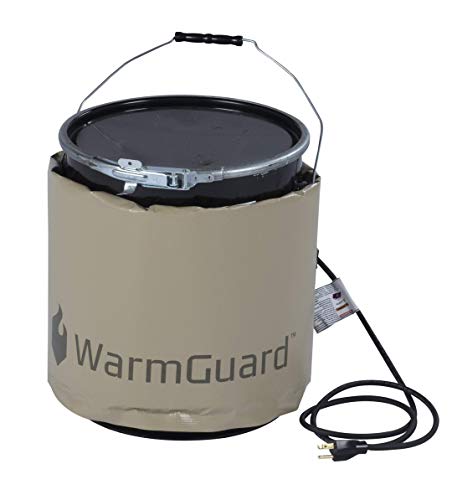 Product Cover WarmGuard WG05 Insulated Pail Band Heater - Bucket Heater, Fixed Internal Thermostat Max Temp 145 F