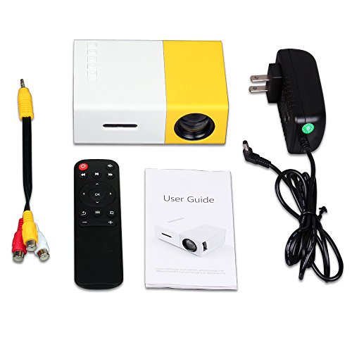 Product Cover Portable mini projector LED micro projector home party meeting theater projector