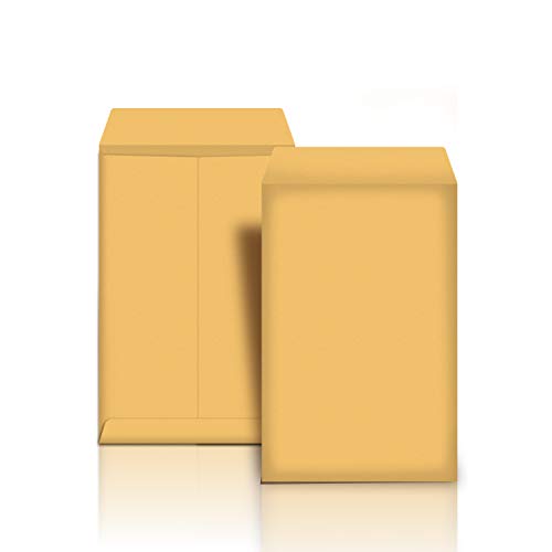 Product Cover AmazonBasics Catalog Mailing Envelopes, Peel & Seal, 10x13 Inch, Brown Kraft, 250-Pack