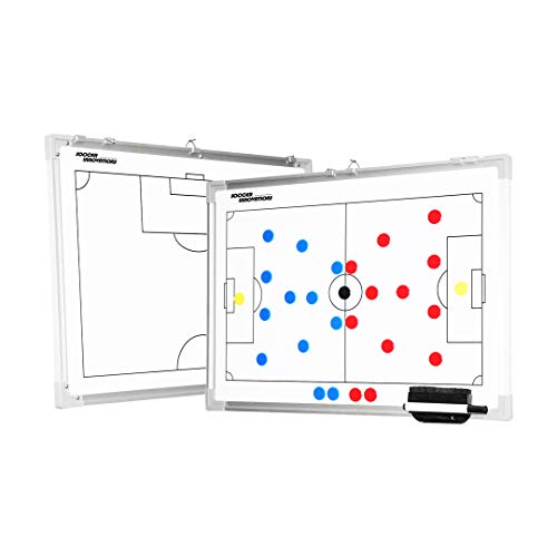Product Cover Soccer Innovations Deluxe Coaches Tactic Board Kit, White, 23-Inches by 17-Inches