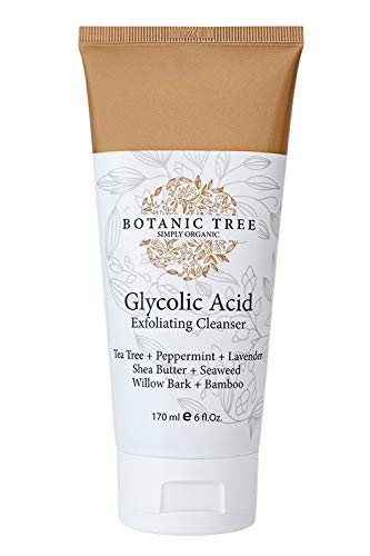 Product Cover Glycolic Acid Face Wash Exfoliating Cleanser 6Oz w/10% Glycolic Acid- AHA For Wrinkles and Lines Reduction-Acne Face Wash For a Deep Clean-100% Organic Extracts.