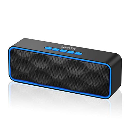 Product Cover ZoeeTree S1 Wireless Bluetooth Speaker, Portable V4.2+EDR Stereo Speakers with Loud HD Audio and Bass, Built-In Mic, FM Radio, 12H Playtime
