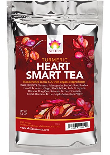 Product Cover Shifa Turmeric Heart Smart Tea with Herbs, Phytonutrients, and Antioxidants (1.5 oz)