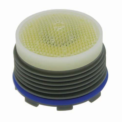 Product Cover Neoperl 13 0930 5 Standard Flow PCA Cache Perlator HC Aerator, Tiny Junior Size, 2.2 GPM, Yellow/Clear Dome, Honeycomb, Aerated, M18.5 x 1 Threads, Plastic, 0.561