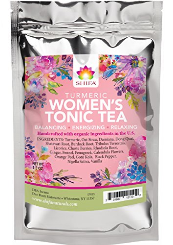 Product Cover Shifa Women's Turmeric Tonic Tea with Herbs, Phytonutrients, and Antioxidants (1.5 oz.)