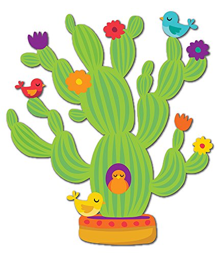 Product Cover Eureka Cactus Themed Decor Classroom Decorations,18'' x 0.1'' x 28'', 37pc