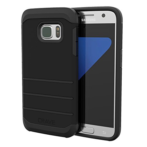 Product Cover S7 Case, Crave Strong Guard Protection Series Case for Samsung Galaxy S7 - Black