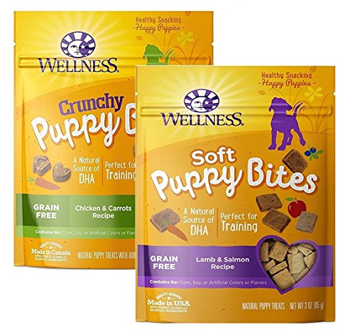 Product Cover Wellness Puppy Bites Natural Grain Free Puppy Training Treats ... (Variety)