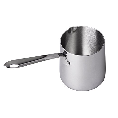 Product Cover IMEEA Butter Coffee Milk Warmer Mini Butter Melting Pot with Spout 18/10 Tri-Ply Stainless Steel (12oz/370ml)