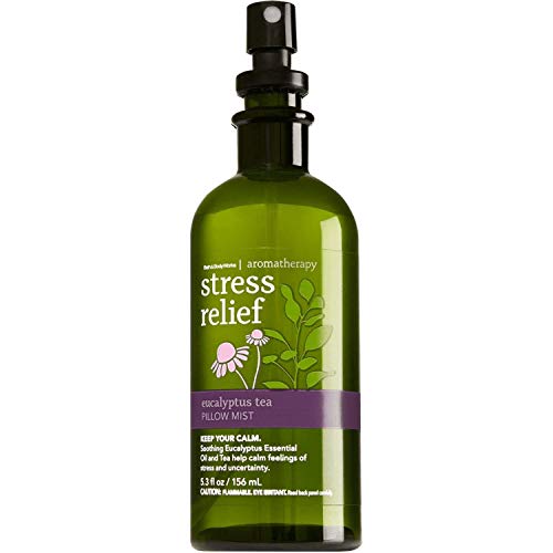 Product Cover Bath & Body Works Aromatherapy Stress Relief - Eucalyptus + Tea Pillow Mist, 5.3 Fl Oz , with Natural Essential Oils
