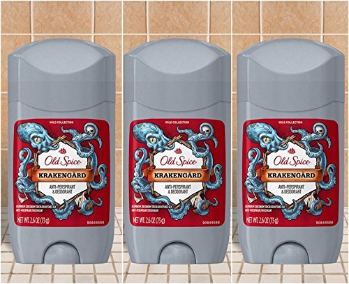 Product Cover Old Spice Wild Collection Antiperspirant & Deodorant Krakengard 2.6 oz (Pack of 3)