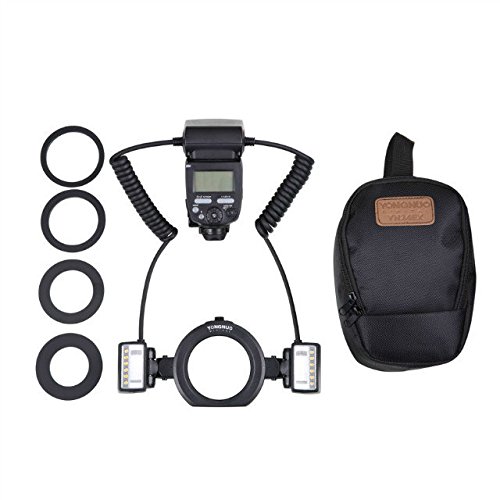 Product Cover YONGNUO YN24EX TTL Macro Ring Flash/LED Macro Flash Speedlite with 2 PCS Flash Head and 4 PCS Adapter Rings for Canon