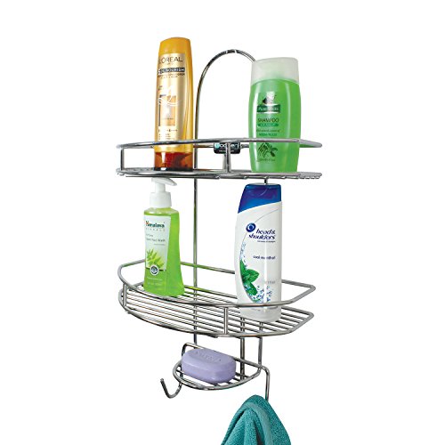 Product Cover MOCHEN Premium Extra Strong Bathroom and Kitchen Wall Hanging Storage Shelves (Chrome Plated)