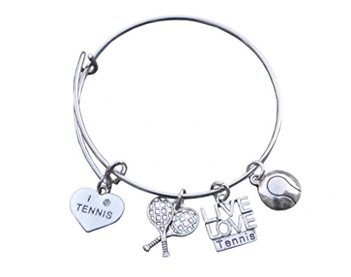 Product Cover Infinity Collection Tennis Bracelet- Tennis Jewelry-Tennis Bangle- Perfect Tennis Players, Coaches & Tennis Teams