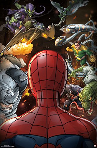 Product Cover Trends International Spider-Man Villains Wall Poster 22.375